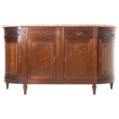 French 19th Century Louis XVI Style Demilune Buffet