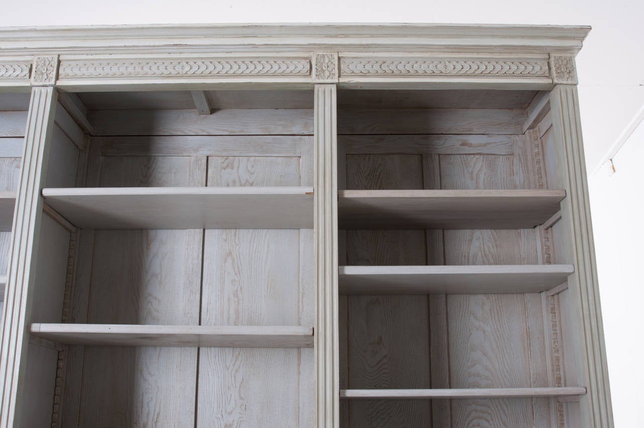 French Painted Boiserie Bookcase 1