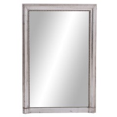 French 19th Century Silver Gilt Mirror