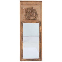 French, 19th Century Empire Trumeau Mirror