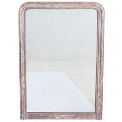French 19th Century Louis Philippe Silver Gilt Mirror