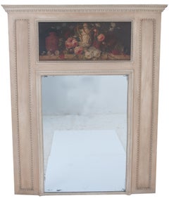 French 19th Century Louis XVI Painted Trumeau