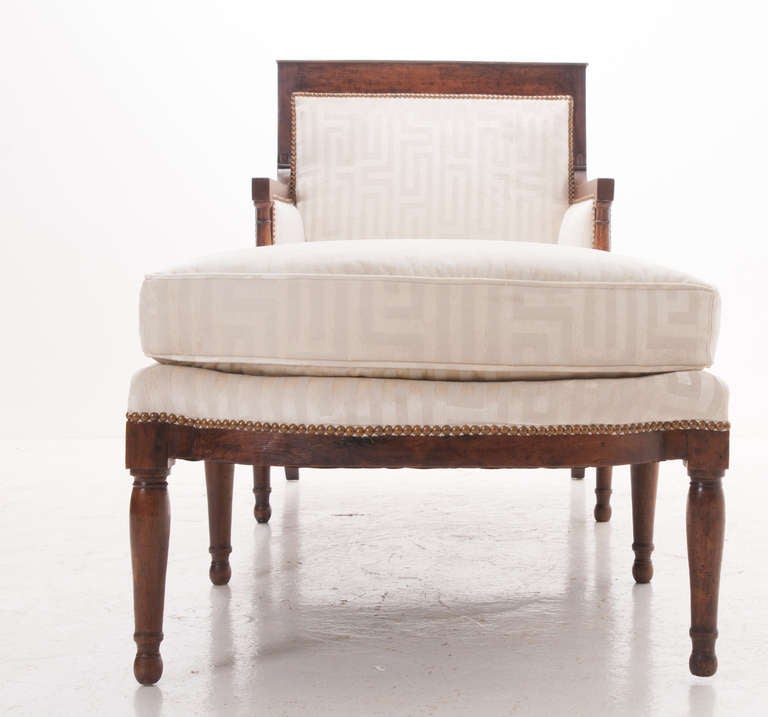 French 19th Century Long Directoire Chaise Longue 4