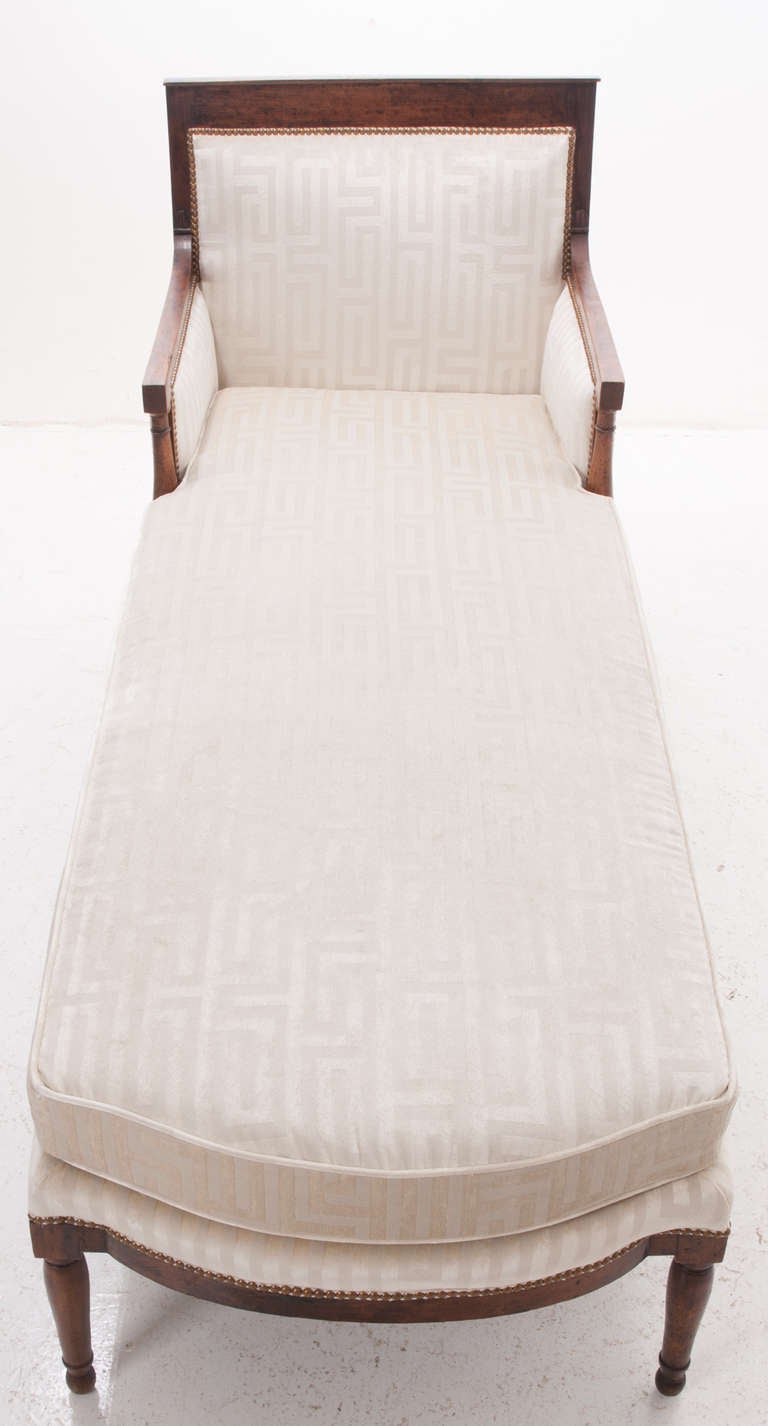 French 19th Century Long Directoire Chaise Longue 5