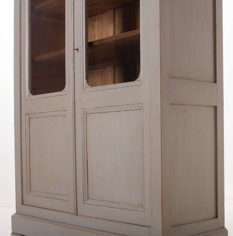 English 19th Century Painted Pine Bookcase 2