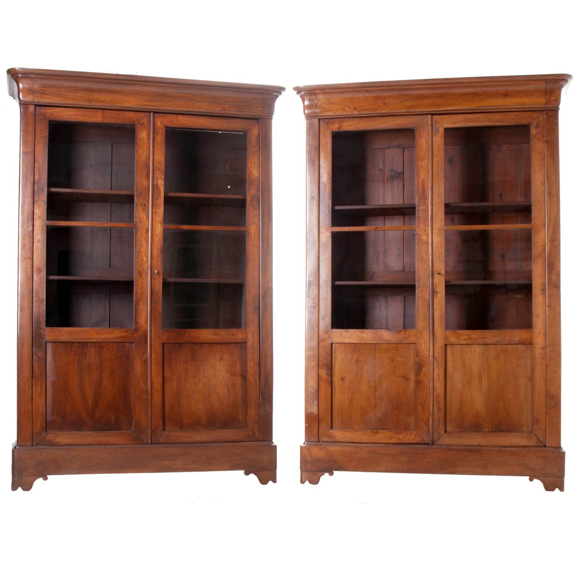 Pair of French 19th Century Louis Philippe Bibliotheques