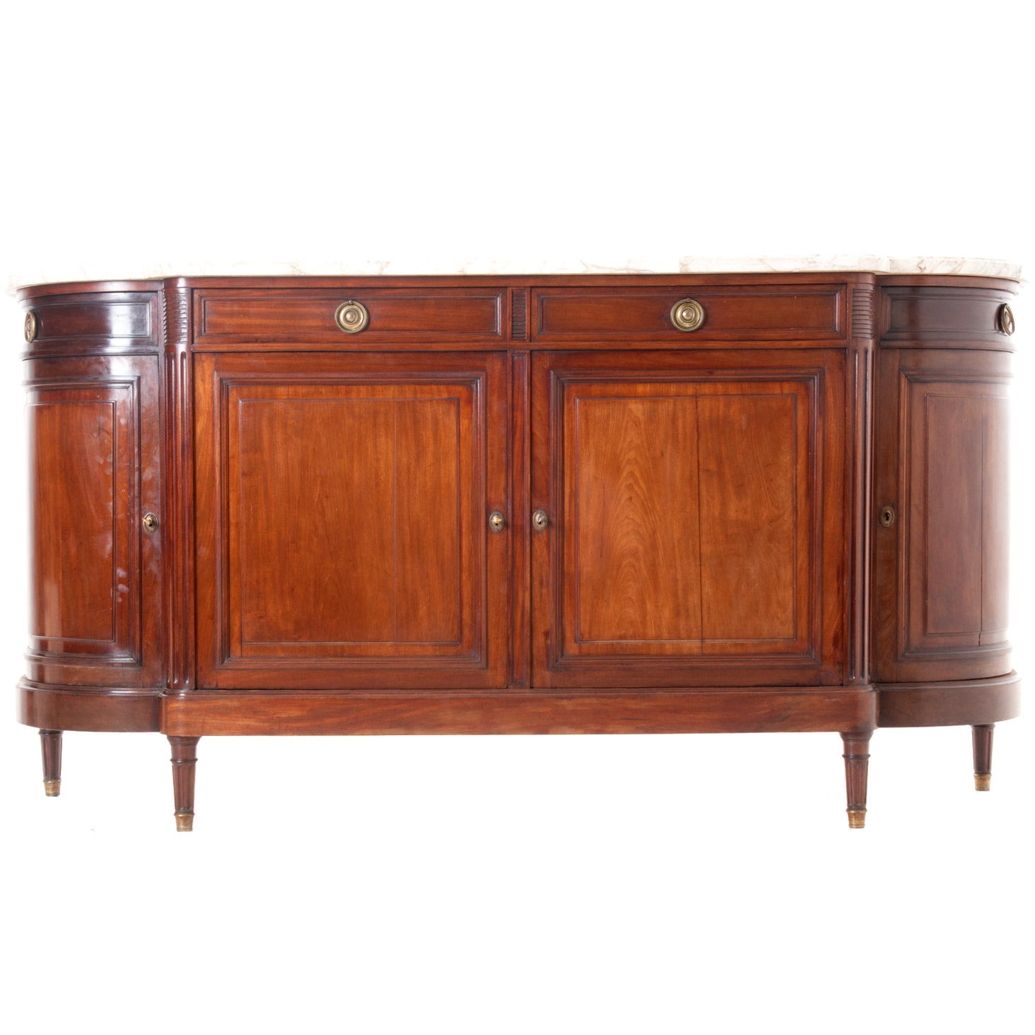 French 19th Century Louis XVI Demilune Buffet