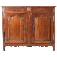 French 19th Century Louis XV Carved Walnut Buffet