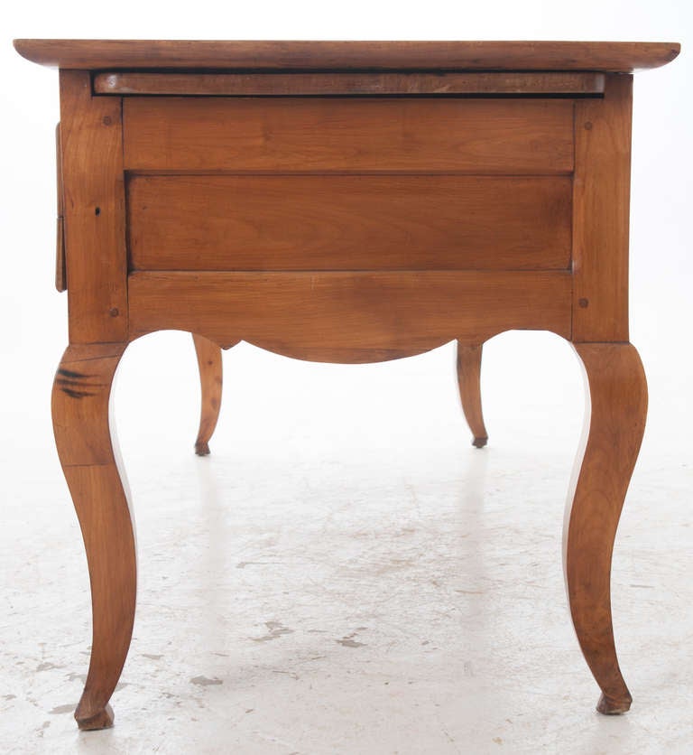 French 19th Century Cherry Desk In Excellent Condition In Baton Rouge, LA