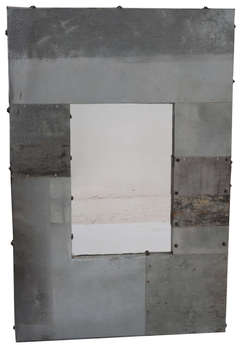 Metal Framed Mirror. Made in France