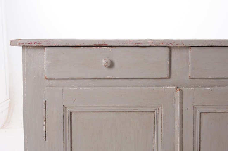 French 19th Century Painted Buffet 1