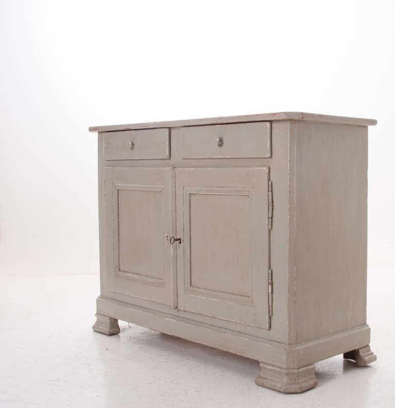 French 19th Century Painted Buffet 2