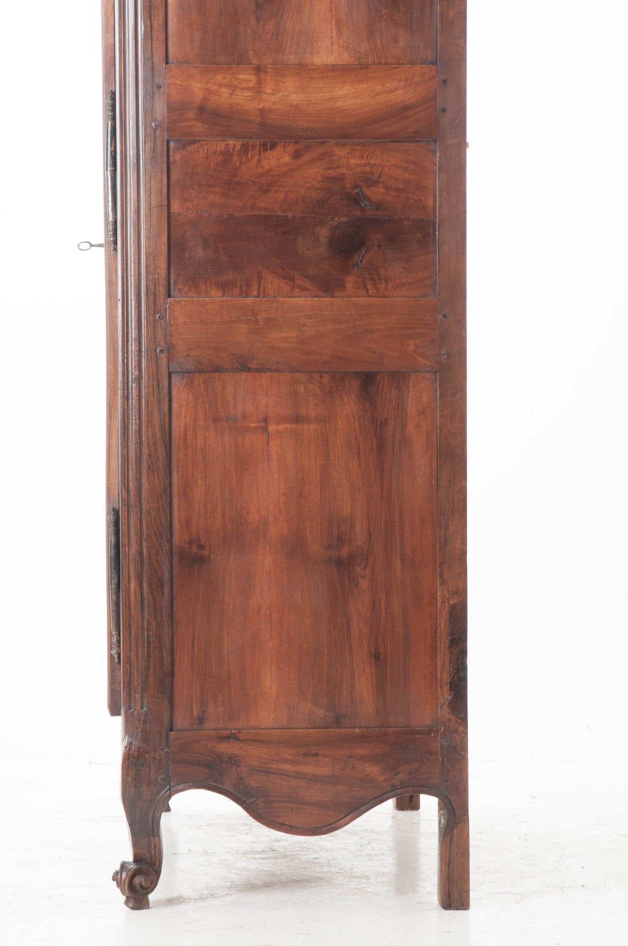 French 18th Century Carved Walnut Armoire 5