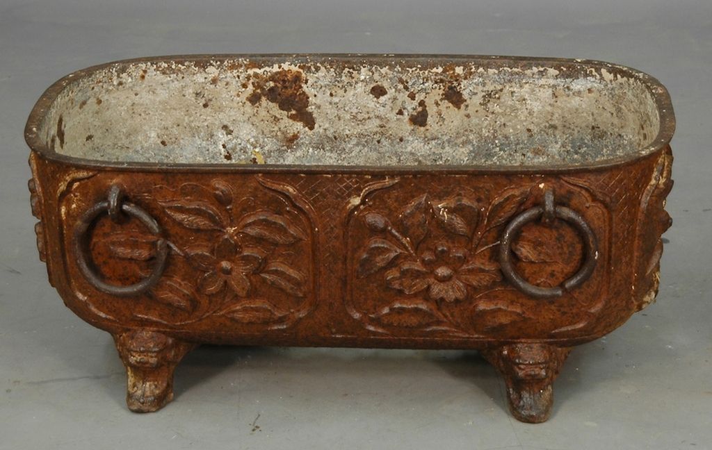 Italian 19th Century Iron Horse Waterer