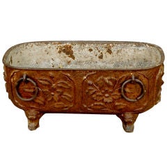 Antique Italian 19th Century Iron Horse Waterer