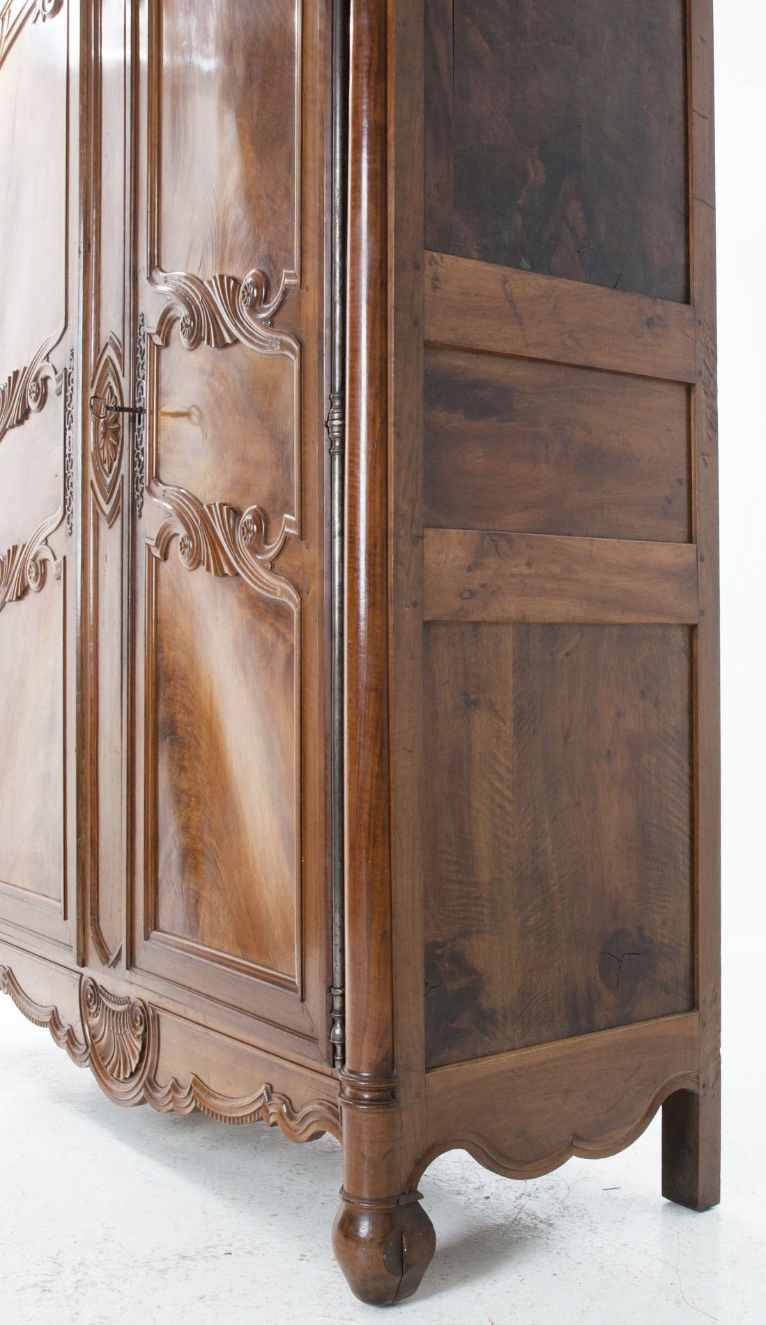 French 19th Century Walnut Armoire For Sale at 1stdibs