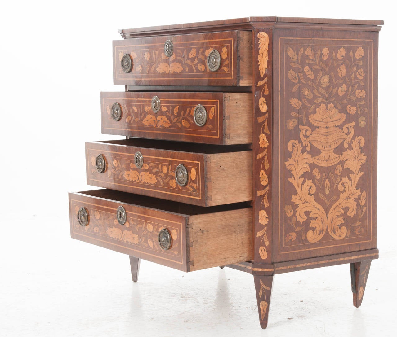 Dutch 18th Century Inlay Chest of Drawers 5