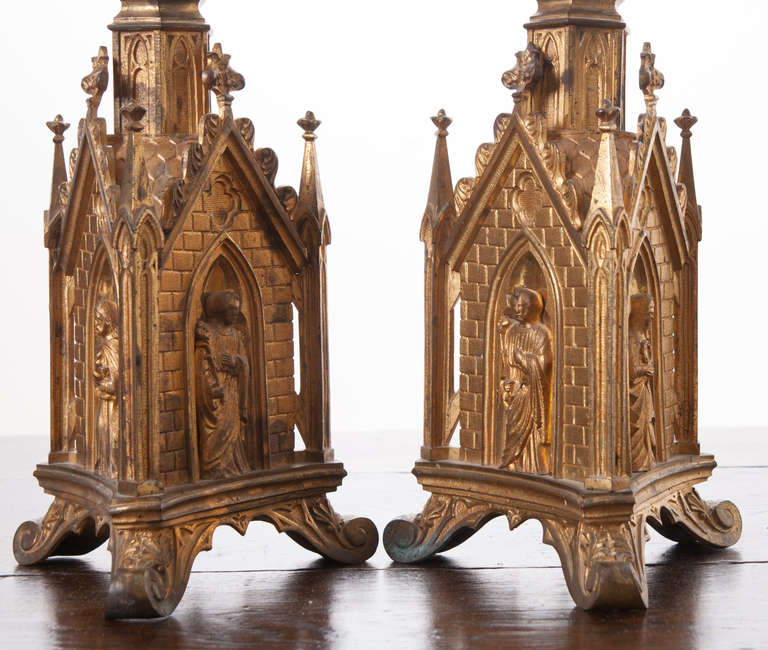 gothic candlesticks