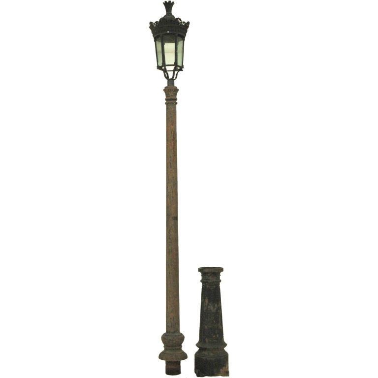 European Iron Lamp Post