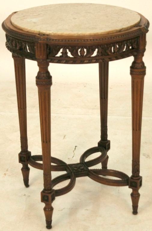 French 19th Century Louis XVI Style Walnut Table