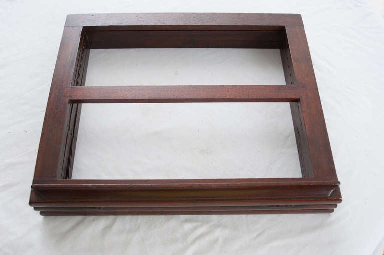 English 19th Century Mahogany Folding Bookstand 5