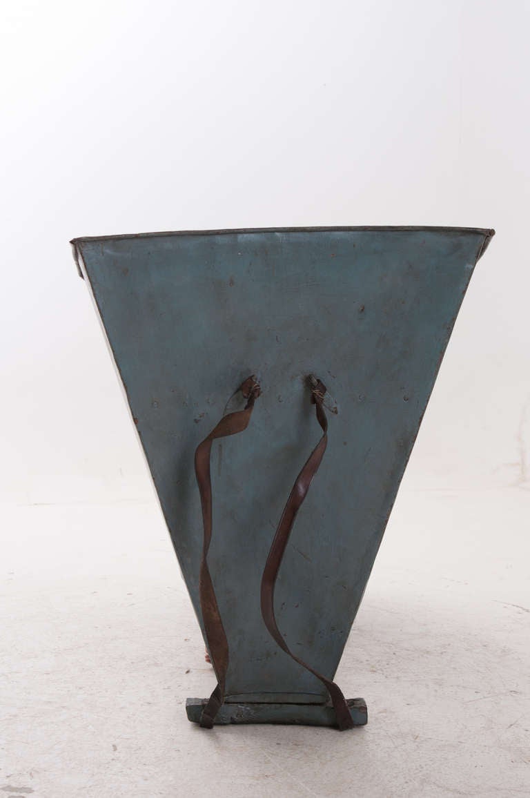 19th Century Grape Pickers Hood from Alsace, France