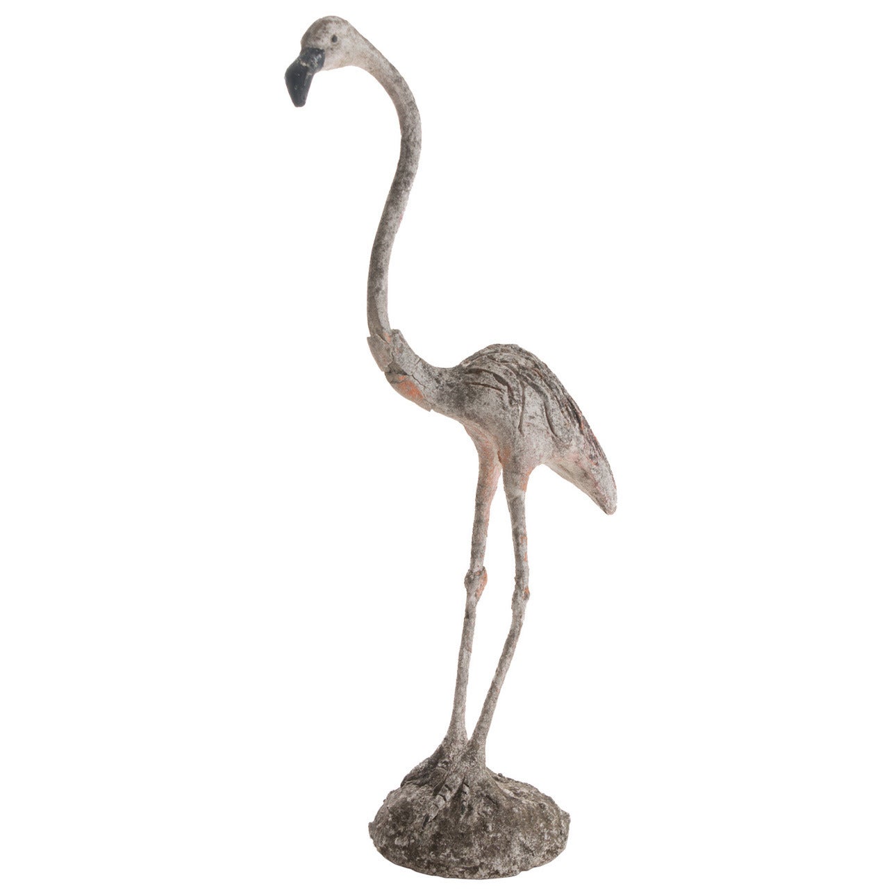English 19th Century Tall Flamingo