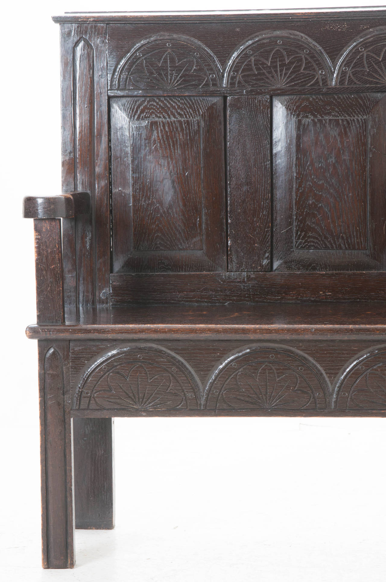 English 18th Century Yorkshire Oak Settle