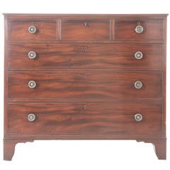 Antique English 19th Century Mahogany Chest of Drawers