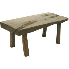 20th Century English One Board Coffee Table
