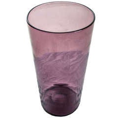 French 1940's Vintage Glass Vase
