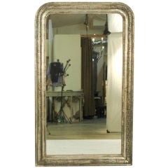 19th Century French Silver Gilt Louis Philippe Mirror