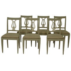 20th Centruy Swedish Painted Dining Chairs - 6