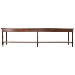 French 19th Century Oak Drapers Table