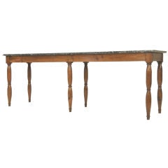 Antique 19th Century French Marble Top Console