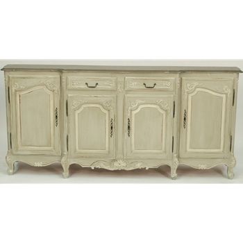 French Louis XV Style Painted Buffet