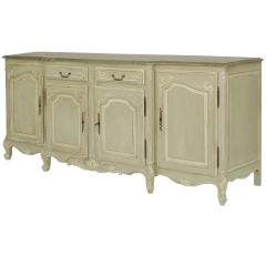 French Louis XV Style Painted Buffet