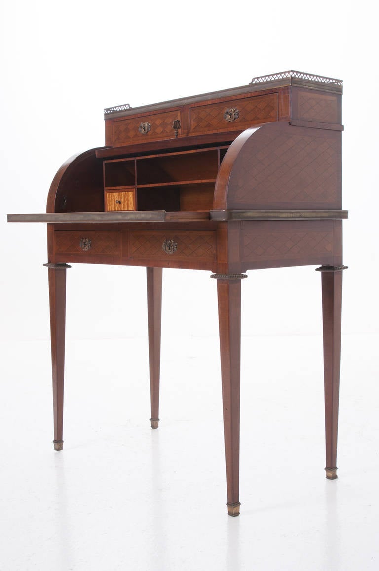 French Louis XVI Inlay and Mahogany Lady's Desk 2