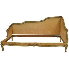 20th C. Italian Painted Corner Day Bed