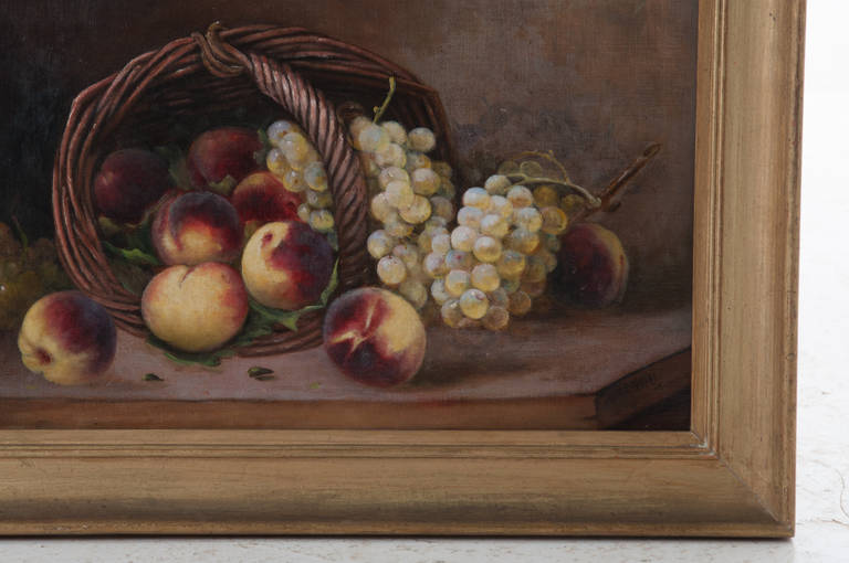 French 19th Century Pair of Still Life Oil Paintings By Menne 3