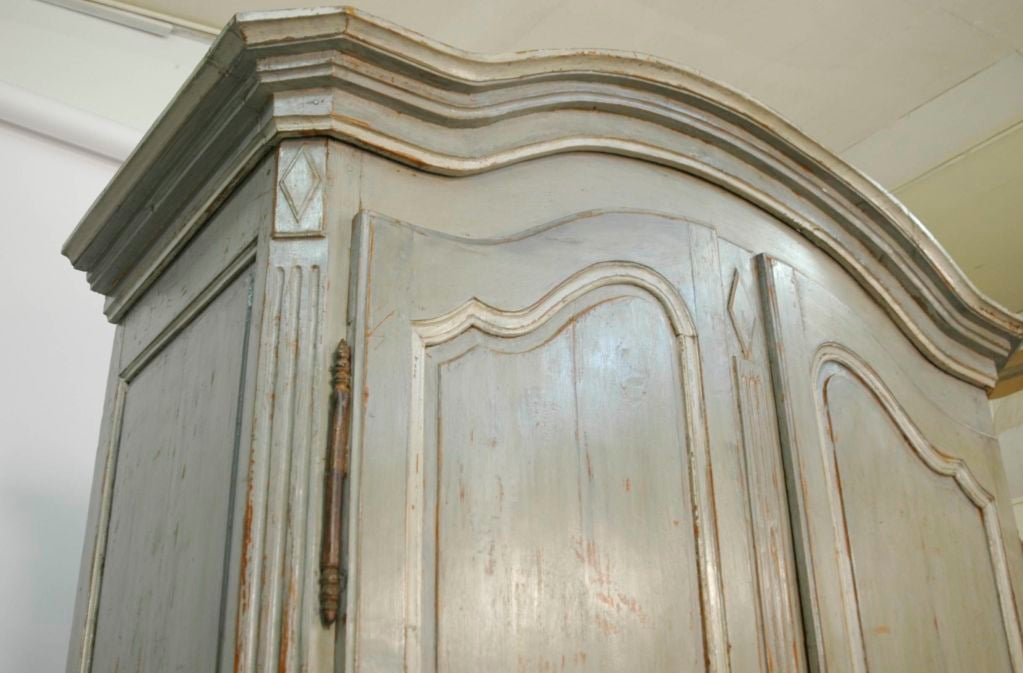 19th c. French Painted Armoire From Bordeaux 1