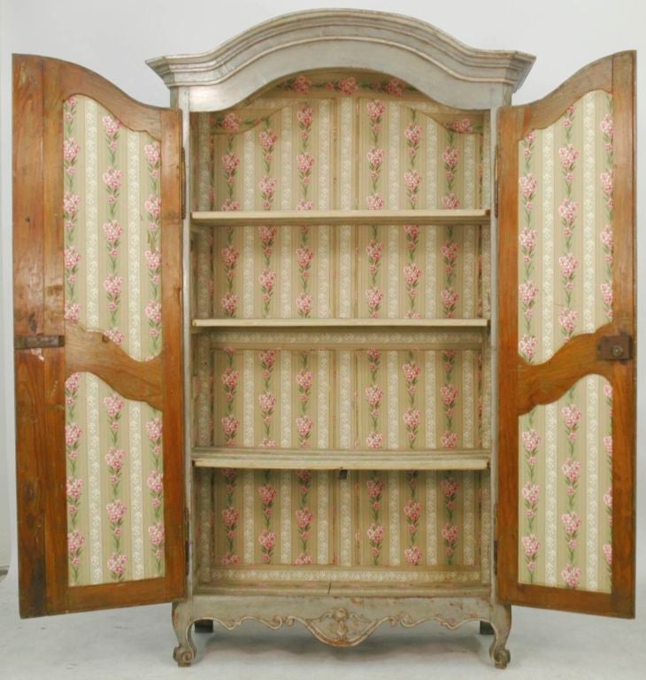 19th c. French Painted Armoire From Bordeaux 2