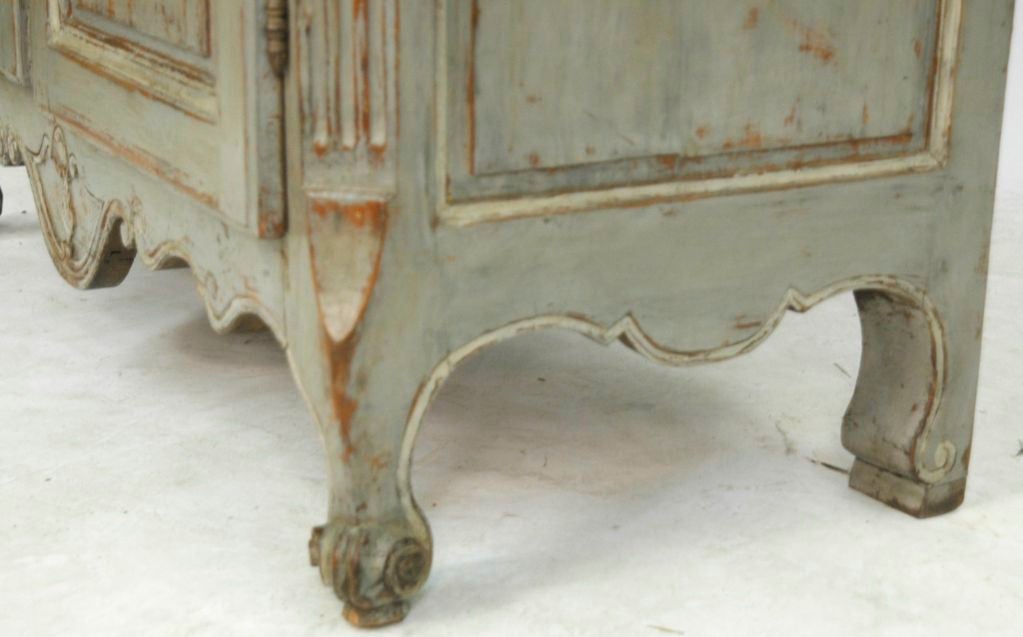 19th c. French Painted Armoire From Bordeaux 5