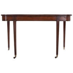 Antique English 19th Century Mahogany Console Table