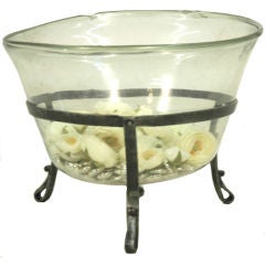 19th c. French Garden Cloche on Stand