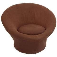 Mid Century brown Mushroom Lounge Chair by Pierre Paulin for Artifort 12