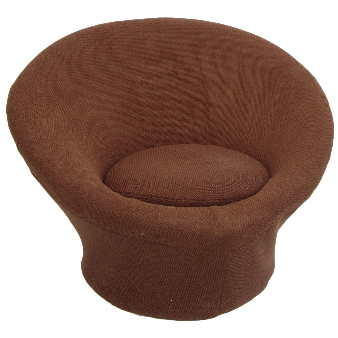 Mid Century brown Mushroom Lounge Chair by Pierre Paulin for Artifort