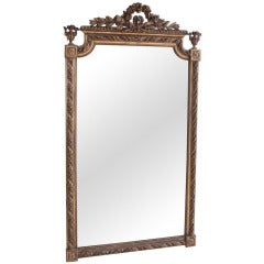 French Louis XVI Style Gilt Mirror 1