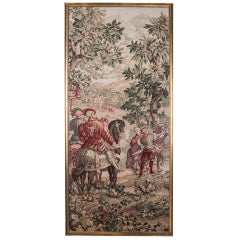 French 19th Century Woven Fabric Cartoon Tapestry 
