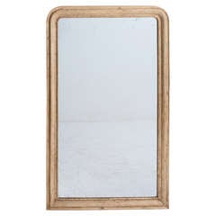 French 19th Century Louis Philippe Gold Gilt Mirror